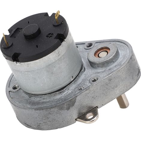 Moteur électrique 25RPM 24V CC avec réducteur autobloquant, alliage aluminium, bobine laiton, 48E520, pour applications à faible vitesse (1/5)
