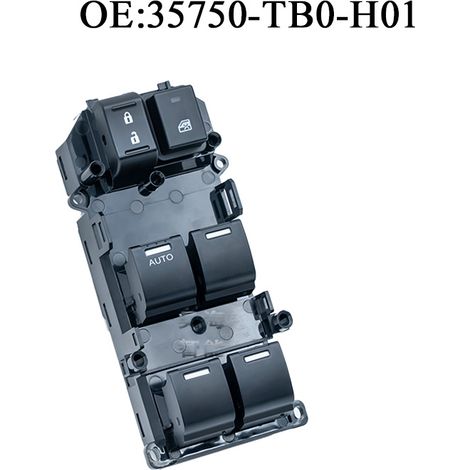 35750-TB0-H01 is compatible with the 8th generation Honda Accord window switch and the Odyssey RB3 window switch button. (1/4)