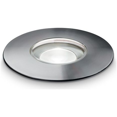 Ideal Lux ROCKET Spot encastré extérieur en acier, 1 LED 210 lm 4000 K IP67 - Driver requis