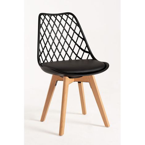 Packs Sillas Comedor - Pack 2 Sillas Mima - Negro (1/5)