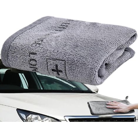 Lingettes nettoyantes génériques pour voiture, chiffons de nettoyage pour voiture, chiffons absorbants réutilisables pour miroirs, sols, vaisselle et salles de bain (1/5)