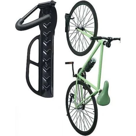SHINING HOUSE 1 soporte para bicicletas de garaje, soporte para bicicletas de pared, gancho vertical para bicicletas de interior, soporte para bicicletas de ejercicio con capacidad para hasta 30 kg (1/5)
