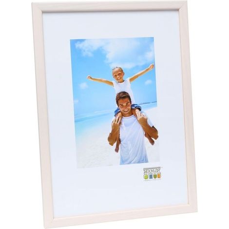 Deknudt S41JL1 Cornice Fotografica Legno Bianco Chiaro A3 (1/4)