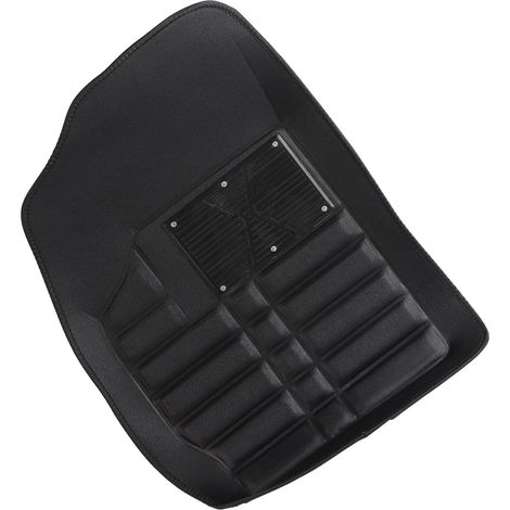 Tappetino universale per auto, avvolgente, resistente all'usura, realizzato con cura, tappetini per auto, nero (1/5)