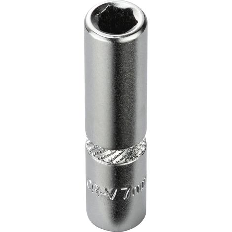 Nástrčkový kľúč / orech dlhý 7 mm 1/4" (1/3)
