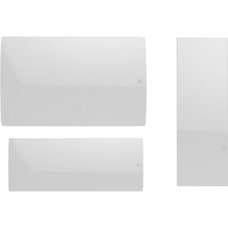 Campalys radiateur horizontal 1000W blanc satiné INTUIS M151113 (1/5)