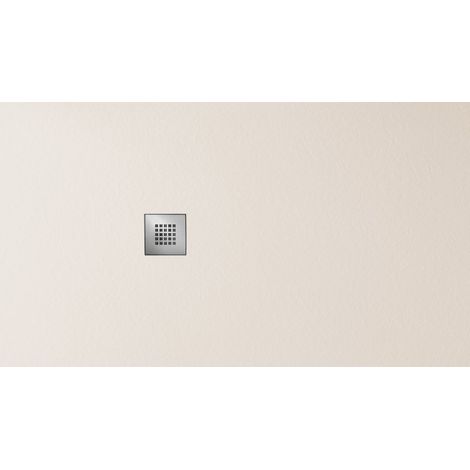 Receveur de douche en marbre de culture MITIA 160x90cm, gris (1/2)