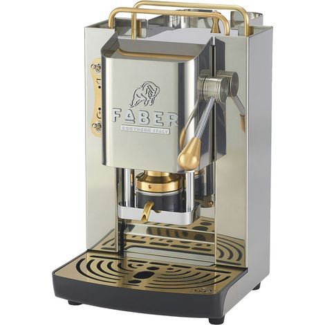 Macchina da caffè faber pro inox deluxe glossy riduzione rumore serbatoio igienico