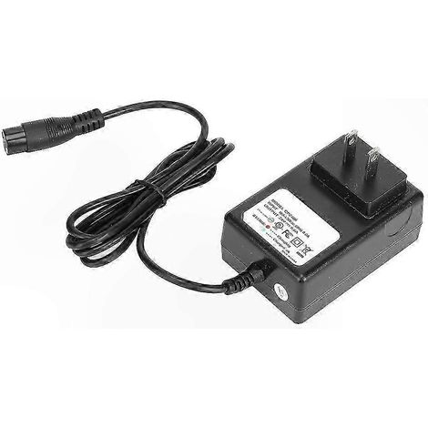 Chargeur de batterie 12 V 0,6 A à 3 broches pour scooters et vélos électriques compatibles avec les modèles E100, E125, E500S et PR200 (1/4)