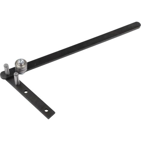 Manual tube bending machine for 3mm/5mm metal rods, steel tube bending device for table mounting, for flat materials, copper wire and aluminum rod forming (30cm) (1/5)