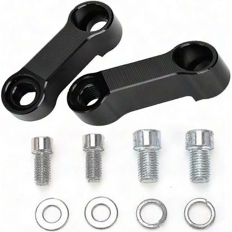 Motorradspiegel-Verlängerungsadapter-Kit 10 mm 8 mm Erhöhungshalterung (1/5)