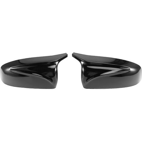 2 panneaux latéraux de rétroviseur pour BMW X5 E70 X6 E71 - Noir brillant (1/5)