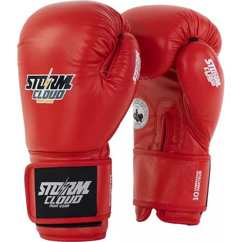 StormCloud x pzmt Offizielle Turnierboxhandschuhe Rot 10oz (1/5)