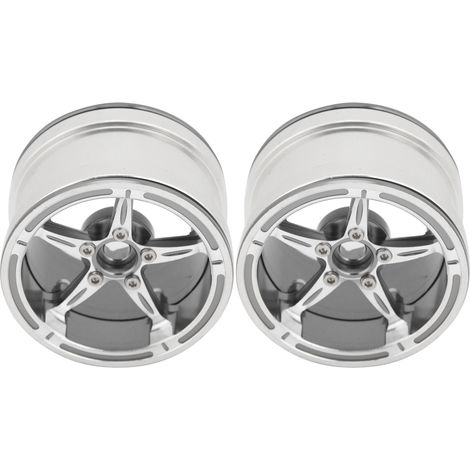 Jantes en alliage d'aluminium à blocage de perles pour crawler RC 1/10, pièces de titane pour véhicules radiocommandés (1/5)