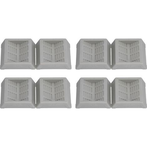 Protectores de goma para ruedas de muebles, topes para ruedas de cama, silla de oficina, armario, sofá y ropero. (1/5)