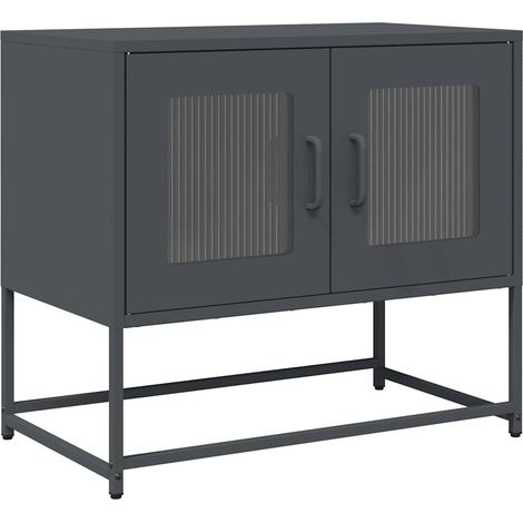 Maison Exclusive - TV-Schrank Anthrazit 68x39x60,5 cm Kaltgewalzt