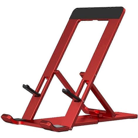 Support pliable pour téléphone portable, compatible avec tous les téléphones portables (rouge). (1/5)