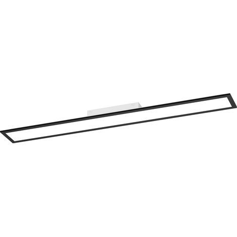 Plafoniera Industrial Minimal Moradillo Acciaio Nero Plastica Led 28W 3700Lm (1/2)