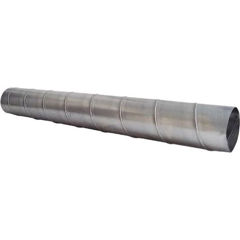 Conduit spiralé acier galvanisé, D 200 mm, longueur 2 m S&P (UNELVENT) 903164