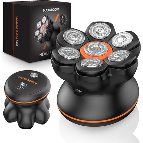 Men's Bald Head Razor - Electric Shaver with 7D Floating Heads - IPX6 Waterproof (1/5)