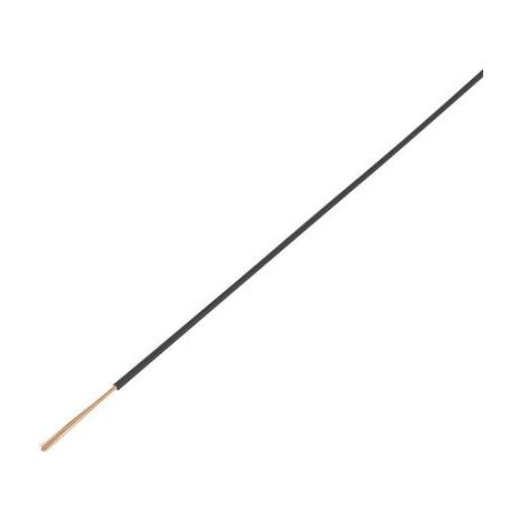 Conrad Components FLRY-B cable negro 5 metros 2,50 mm²