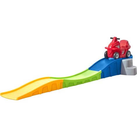 Step2 Roller Coaster Up & Down Anniversary Edition Montagnes Russes / Toboggan Pour Enfant Jouet Avec Porteur Auto / Voiture 3 Mètres
