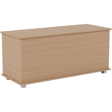 Leon Toy Box Storage Ottoman Bench Seat Bedroom Hallway Chest, Pine