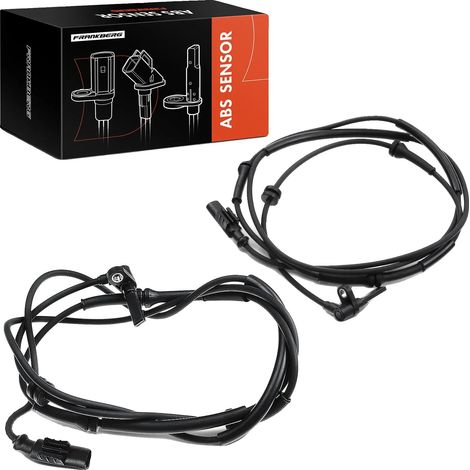 Sensor ABS, 50 mm de longitud, compatible con Alfa Romeo 156 y 147, instalación en el eje delantero, 2 contactos de conector, sensor de efecto Hall. (1/5)