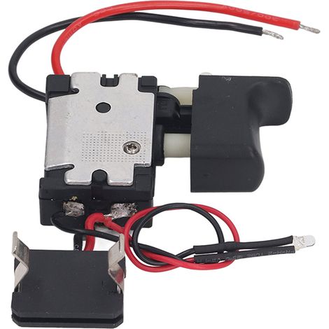Perceuse sans fil avec gâchette, batterie au lithium, clé électrique, variateur de vitesse, interrupteur à gâchette et éclairage 7,2-24 V (1/5)