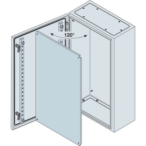 Cassetta verniciata 7035 H600X400X220 SRN porta cieca Abb