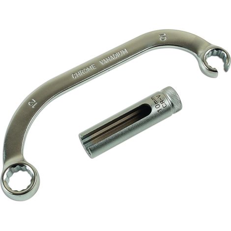 Pack herramientas utiles de Llave y vaso especial para actuador de turbo VAG llave 10-12 mm y vaso 10 mm para carraca de 1/4" Pack 2 piezas (1/2)