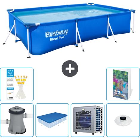Bestway Steel Pro Rechteckig - 300x201x66 cm - 7-teilig  S175 (1/5)