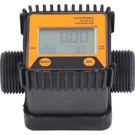 K28 1-Zoll-Digital-Durchflussmesser für Dieselkraftstoff, professioneller Harnstoffregler, Durchflussmesser für Wasser und Chemikalien, Orange, 230 V (1/5)