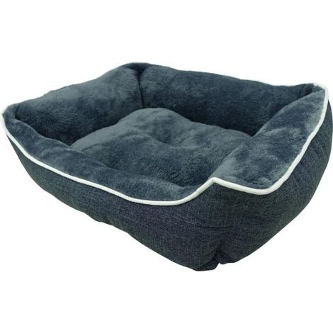 Nobby Komfortbett Classic Arno eckig grau Hundebetten