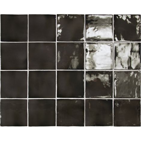 Faïence - MANACOR - BLACK - 10X10