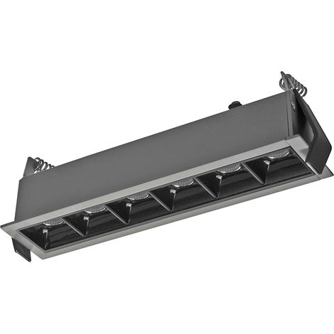 Empotrable techo SIGMA LED SMD 6W 772lm(649lm) CRI90 2700K 48º Gris
