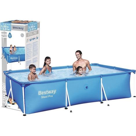 Gartenrahmenpool 300 cm x 201 cm x 66 cm Bestway 56404 (1/5)
