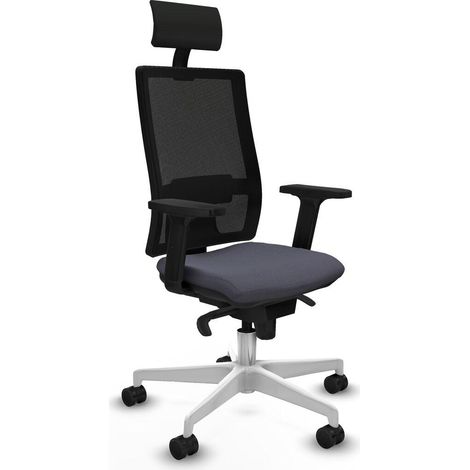 Piqueras et Crespo 2D026N1 Chaise de bureau gris foncé (1/3)