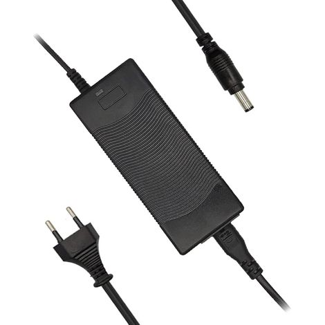Chargeur de batterie pour vélo électrique (scooter, vélo électrique) 25,2 V CA, pour connexion CC 5,5 mm², 0,1 mm.