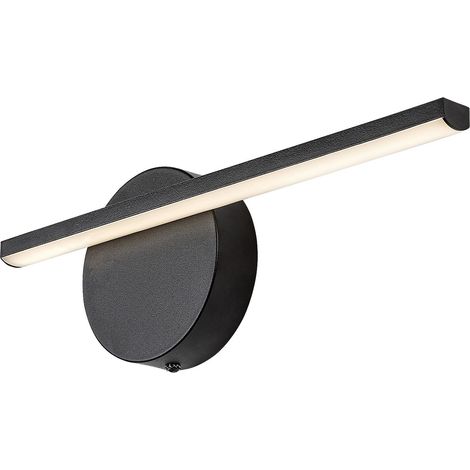 Applique murale LED noire 33 cm 6W pour tableau Sabira (1/5)