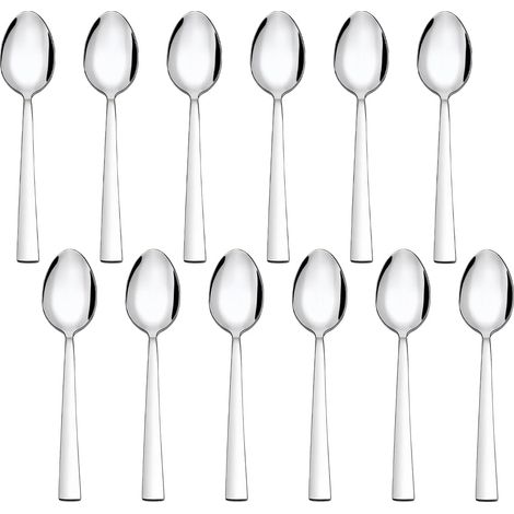 12 Stück 20,5 cm Edelstahl-Suppenlöffel, Esslöffel (1/5)