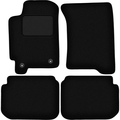 Alfombrillas de terciopelo negro para Subaru Impreza GC con salidas de aire hatchback, sedán, station wagon (1992-2001)