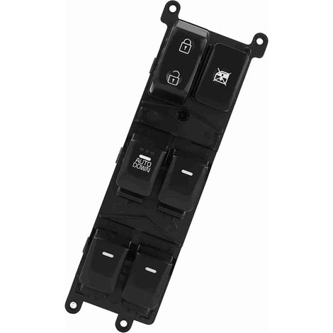 Elektrischer Fensterheber-Hauptschalter für KIA FORTE 2014-2018 ABS Schwarz OE93570-B5000 (1/5)