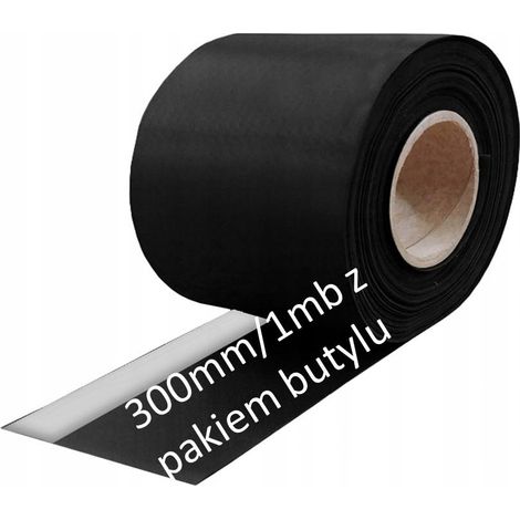 Delantal de EPDM con tira de butilo de 300 mm/1 m. Instalación hermética de la membrana. Impermeabilización. (1/5)