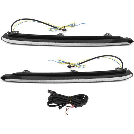 Luces diurnas LED tricolor con intermitentes integrados, compatibles con Mazda 6 Atenza 2020. (1/3)
