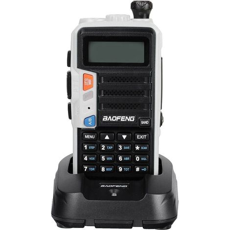 BAOFENG UV S neuf Plus Talkie Walkie Tri-Bande Puissant émetteur-Récepteur Radio CB 10W 10km Longue Portée Argent 1pc