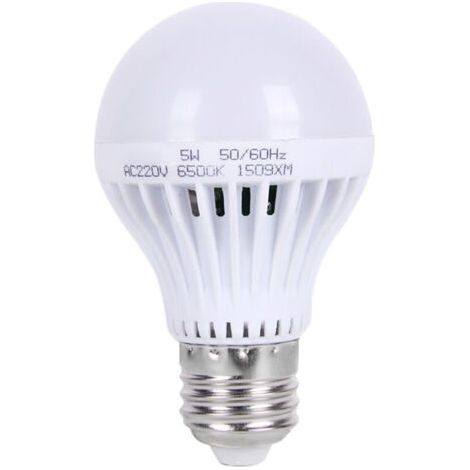 Ampoules de capteur de son 220V E27 lampes LED contrle de la lumière sonore allumer/éteindre automatiquement l'ampoule de capteur de veilleuses (1/4)