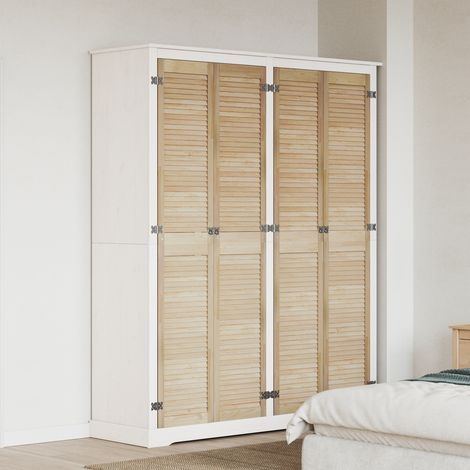 Maison Exclusive - Schranktür 4 pcs Natur 201 x 2,1 x 39,5 cm Mas