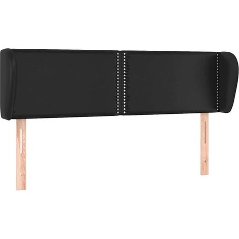 Maison Exclusive - Testiera ad Orecchio Nera 147x23x78/88 cm in Similpelle (1/5)