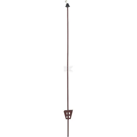 Palo ovale in acciaio 106 cm occhio in metallo 10pz AKO 441455P010